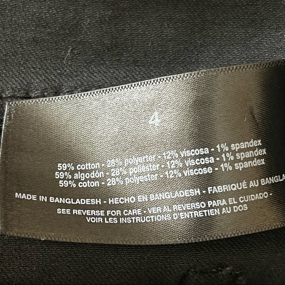 Nine West High Rise Perfect Skinny Black Denim Jeans Women’s Size 4 - Picture 10 of 10